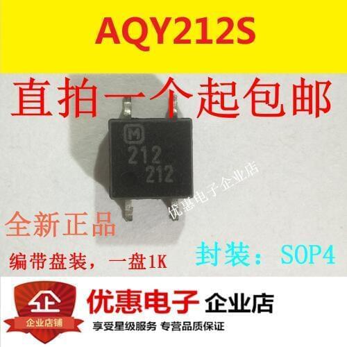 10PCS New original AQY212S SOP4 patch 212 reducer AQY212