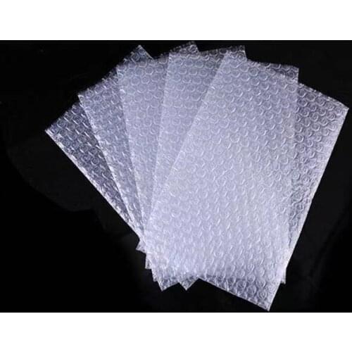 100Pcs Transparent Bubble Bag Shockproof Padded Envelope Small Shipping Mailing Bags Cosmetics/Makeup Packaging Bubble Mailer