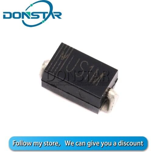 100PCS US1M UF4007 SMA DO-214AC 1A 1000V Quick Recovery Rectifier Diode