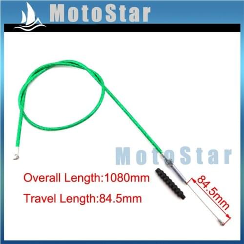1070mm Green Clutch Cable For Chinese Pit Trail Dirt Bike Lifan YX SSR Thumpstar Coolster Baja TTR XR CRF KLX110 GPX Motorcycle