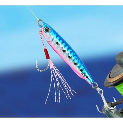 TSURINOYA 3pcs New Shore Fishing Metal Jig 20g 30g Long Casting Fishing Lure Inshore Sea Fishing Hard Bait Bass Jigging Tackle