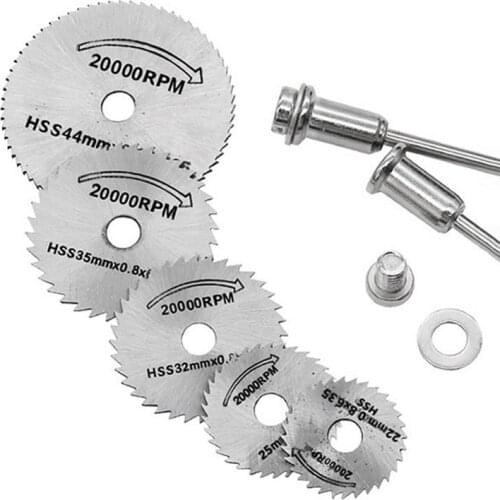 7PCS Metal Wood Saw Blade High Speed Steel Cutting Disc Circular Saw Blades Metal Cutting Disc Steel Blade Cutting Tool