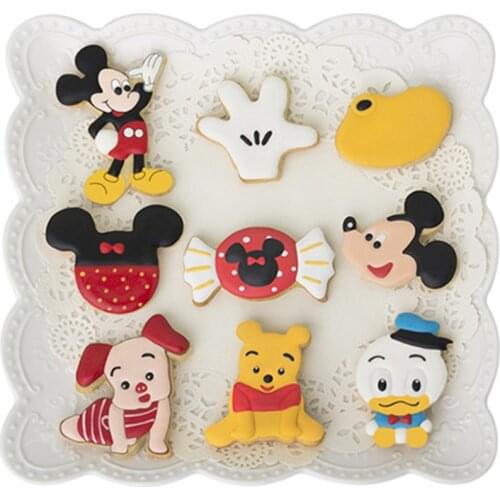 Disney Mickey Mouse Minnie Mouse Cake Sweet Stamp Decorating Tools Fondant Embossing DIY decoration Alphabet Cake decoration