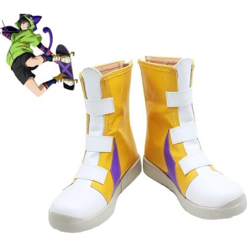 Anime SK8 the Infinity MIYA Cosplay Shoes PU Leather Shoes Halloween Carnival Boots Cosplay Prop Custom Made