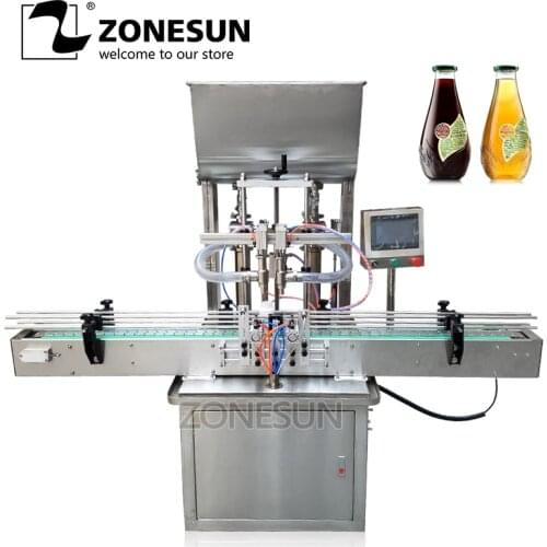 ZONESUN Automatic filling machine for Production Line Cans Beer Beverage Arequipe Honey Paste Oil Filling Supplier