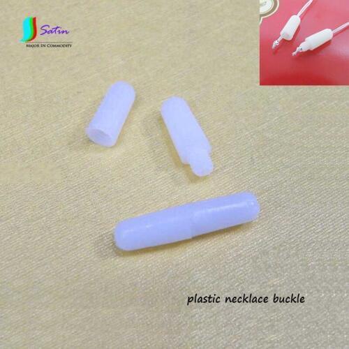 White DIY Plastic Necklace/Bracelet Head/Terminal Connection Joints Rotate Screw Buckle/Turnbuckle/button/Clasp S0433H