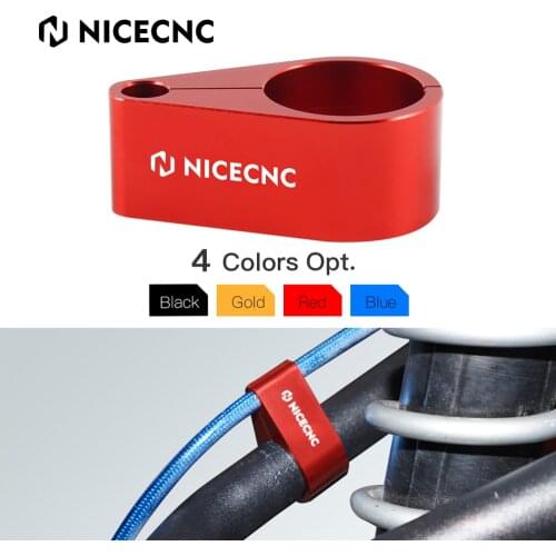 NICECNC ATV Brake Line Hose Clamps Holder For Yamaha Raptor 700 2006-2011 2013-2020 700R 2012-2020 2019 18 Aluminum Accessories
