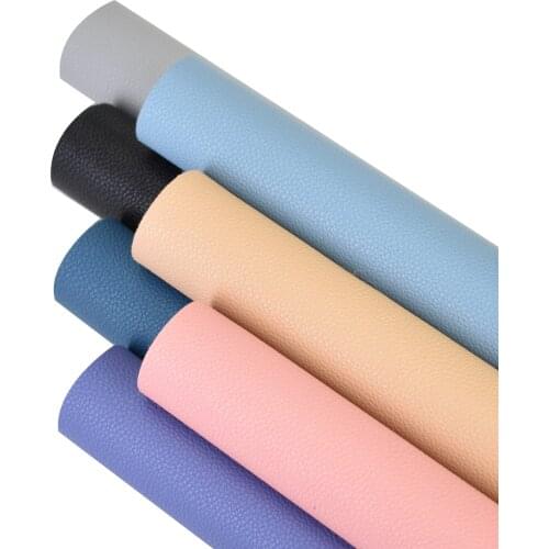 HSDCraft Supplies 20*34cm Solid Colorful Little Litchi Faux Synthetic