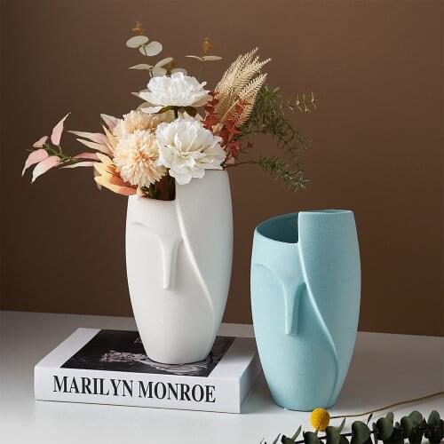 Nordic Decoration Home Flower Vase Decorative Vases Ceramic Living Room Decoration Table Decoration Accessories Home Decoration