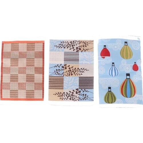 Miniature Casa De Boneca Hand Woven Turkish Rugs Doll House Mini Carpet Mat For 1:12 Scale DIY Dollhouse Accessories Kit