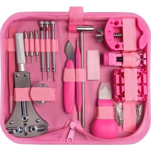 Watch Repair Kit, Watch Repair Tools Professional Spring Bar Tool Set, Watch Band Link Pin Tool Set with Carrying Case