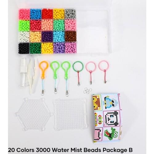 New Hot 3000 pcs Refill Beads Ball Set Compatible with Sticky Pearl Beads Hobby DIY Childrens Gift for Birthday SMR88