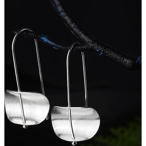 New arrival wholesale fashion jewelry silver plated round charm earrings for women party earrings gifts lady earring