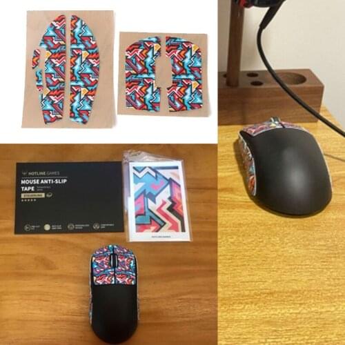 Hotline Games Colorful Mouse Anti-Slip Tape Side Stickers for logitech G Pro X