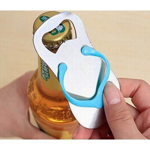 Stainless Steel Slipper Bottle Opener Flip Flop Bottle Opener Wedding Practical Can Opener Kitchen Gadget Accessories Cocina