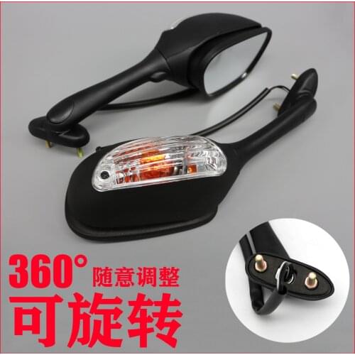 Rotatable Turn Signal Light Rear View Mirrors fit For GSXR 600 /750 GSXR 1000 2009-2012 K9 K11 GSX-R750 GSXR600 GSXR750 GSXR1000