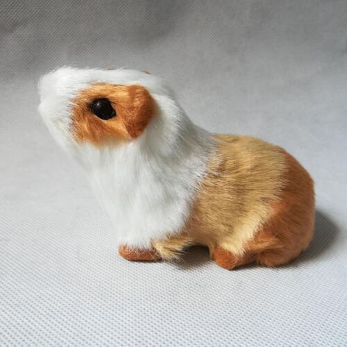 Lifelike toy Domesticated Guinea Pig model polyethylene&furs mouse prop 12x7x8cm handicraft home decoration gift b1819