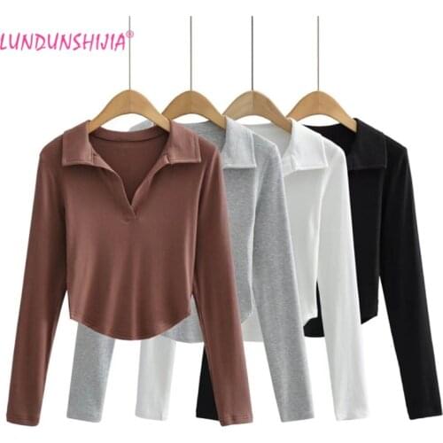 STVY Womens Long Sleeve Polo Shirts