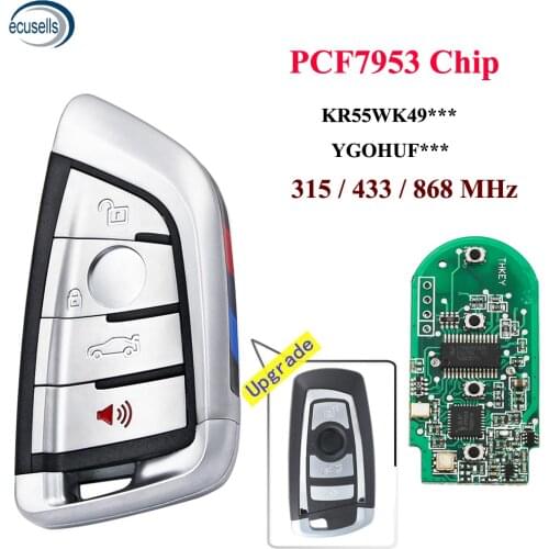 Smart Remote Key for BMW F-Series CAS4 CAS4+ System X3 X4 M2 M3/M4 2011-2017 315/433/868mhz with 7953P Chip