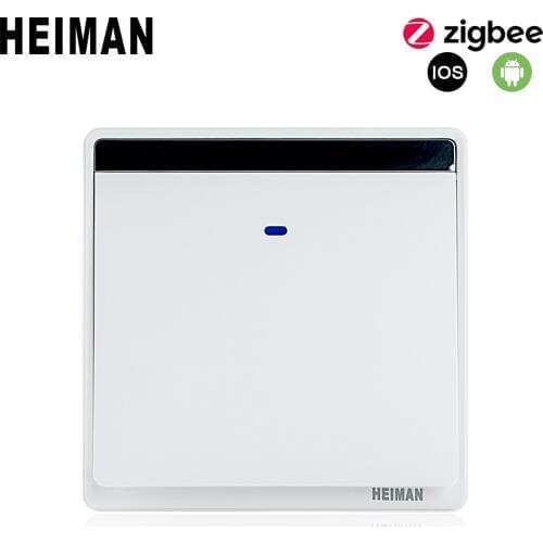 HEIMAN ZigBee Smart Switch Wall Neutralline live line APP Remote Control Light Wireless Switch For Smart home system Module