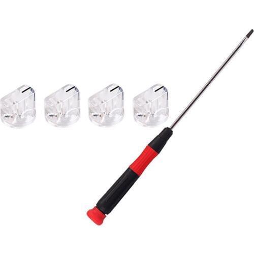 High quality Transparent Knob with Screwdriver Amp Amplifier Effect Pedal Knobs Guitar Accessories