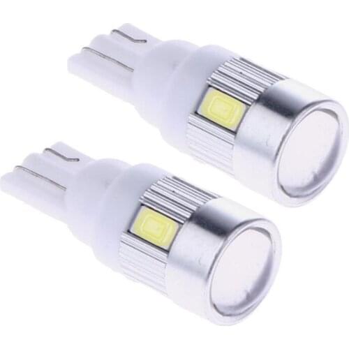2Pcs T10 501 194 W5W 5630 LED SMD Car HID Canbus Error Free Wedge Light Bulb Lamp #266634
