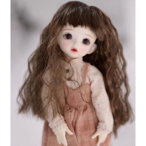 New Arrival 1/6 1/8 Bjd Wig Mohair Sd Fashion Wavy Hair Wig For BJD Doll