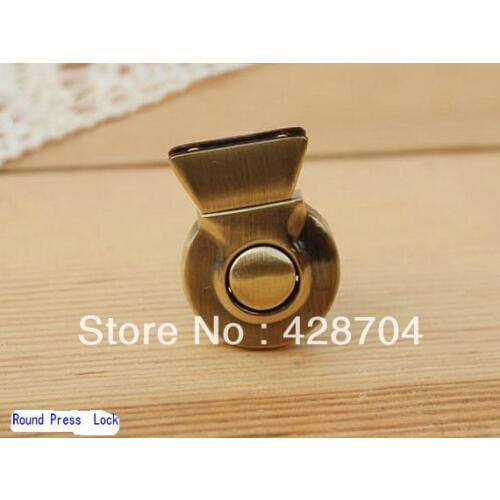 30mm x 20mm Metal Round Press Bag Lock