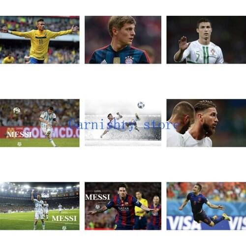 Famous Football Star Diamond Embroidery Full 5d Diamond Painting Cross Stitch Kits Mosaic Diy Home Decor