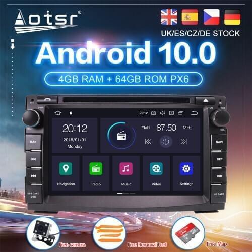 Android 10 For KIA VENGA Ceed 2009 - 2016 Car DVD CD PX6 GPS Navigation Carplay Auto Radio Stereo Video Multimedia Player 2din