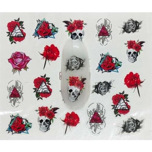 Nail Sticker Set Decal Lips Water Transfer Slider For Nails Art Decor B14