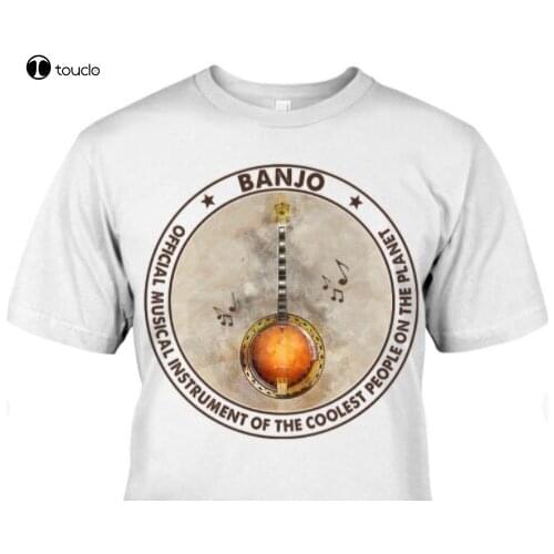 Banjo Instrument White Gift T-Shirt S-3Xl