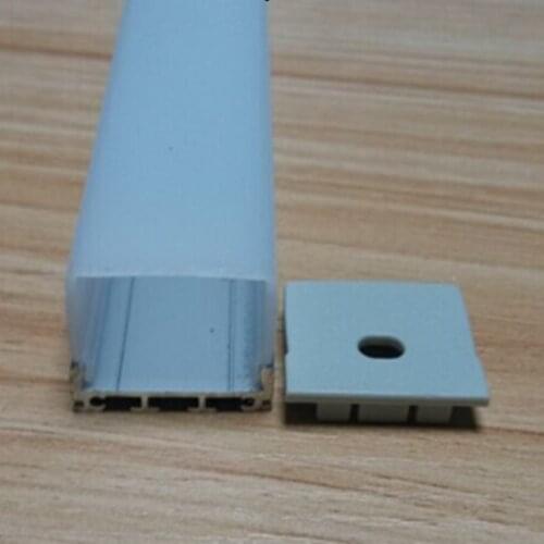 Free Shipping Squar LED Aluminum profile for led strip light/aluminum extrusion/led aluminum channel for decoration