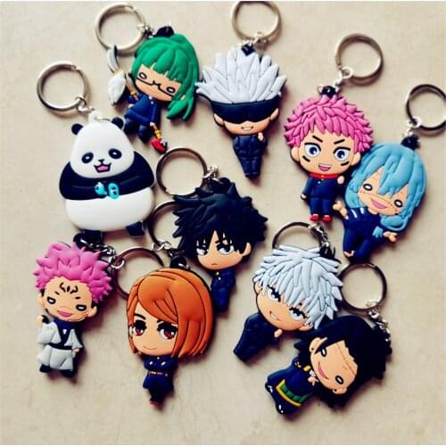 Anime Jujutsu Kaisen Keychain Cosplay Prop Key Ring Pendant