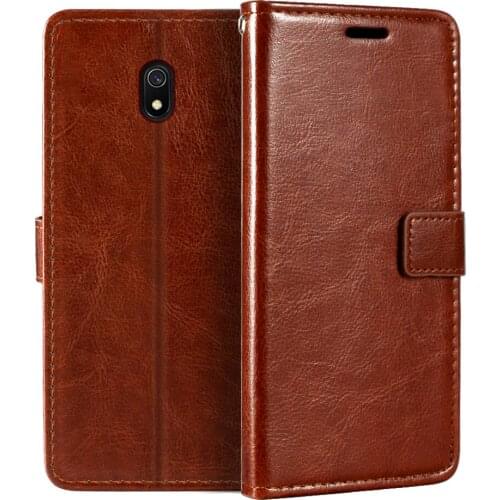Case For Xiaomi Redmi 8A Wallet Premium PU Leather Magnetic Flip Case Cover With Card Holder And Kickstand For Xiaomi Redmi 8A