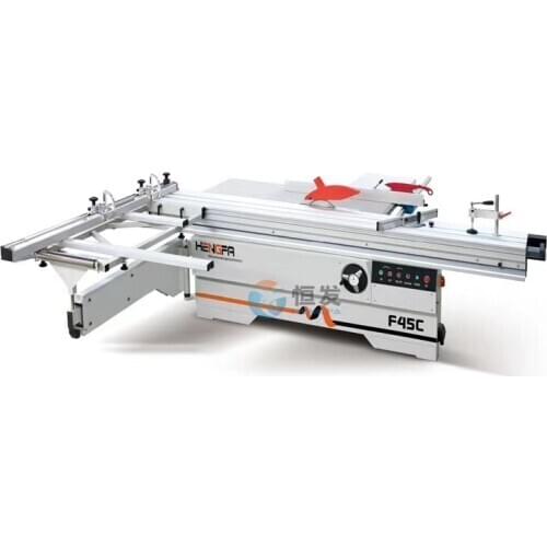F45C wood working machine with double saw blade/3200mm Horizontal sliding table wood panel saw with high speed and low price