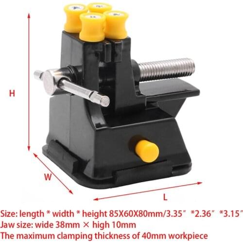 DIY Jewelries Craft Mould Fixed Repair Hand Tool Mini Vice Suction Grip Vise New