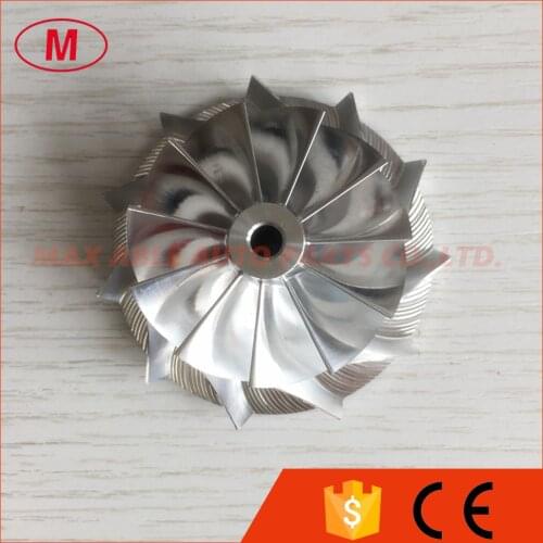 K04 42.00/56.08mm 11+0 blades high performance Turbocharger Billet/milling/aluminum 2618 compressor wheel