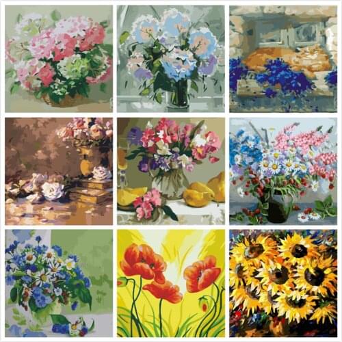 Mums Sigh Painting By Numbers For Adults Kits Hand Painted Home Decor Drawing Canvas DIY Oil Coloring Paint Pictures By Numbers