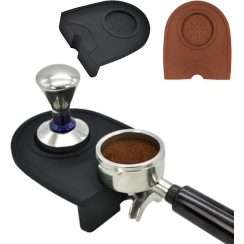 Coffee Tamper Silicone Pad Anti-skid Barista Coffee Espresso Tampering Latte Tamping Mat Holder Home Coffeeware Accessories