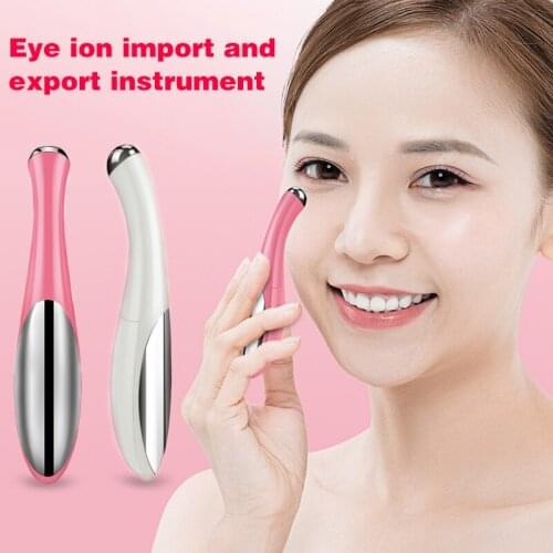Eye Electric Massage Device Pen Mini Thin Face Stick Wrinkles Dark Circle Puffiness Removal Eye Face Massager can CSV