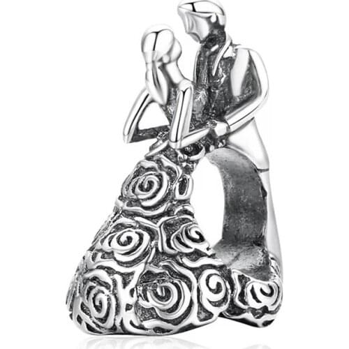 New European Silver Color Dance Diy Bead Fit Original Pandora Charms Bracelet for Women Halloween Jewelry