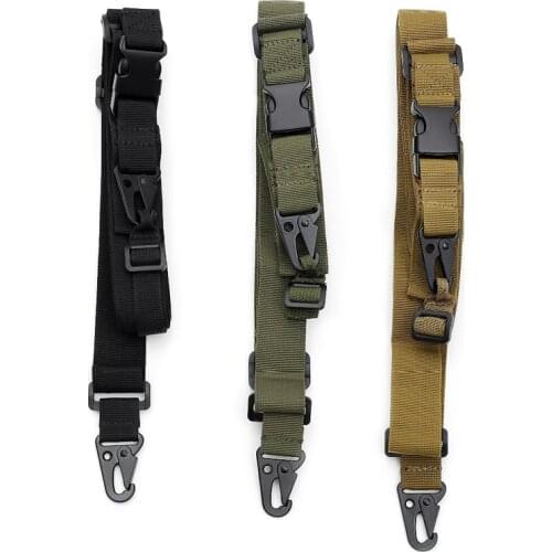 Rifle Sling Adjustable Durable Tactical Bungee Sling Swivels Airsoft Hunting Accessories Gun Strap Air Rifle Accessories