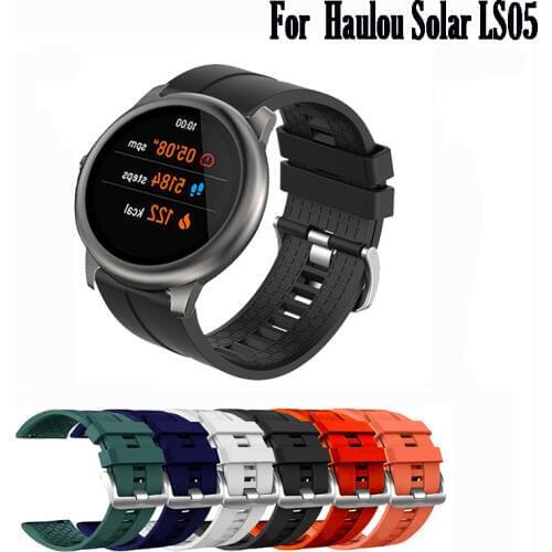 Strap for Haylou Solar LS05 Smart Watch Silicone Sport Wrist Band Bracelet for Haylou Solar Replacement Band Accessories