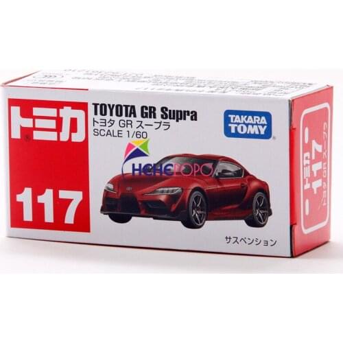 Takara Tomy Tomica 1:60 799214 TOYOTO GR Supra NO.117 799214 Miniature Simulation Diecast Vehicle Model Collectibles Baby Toy