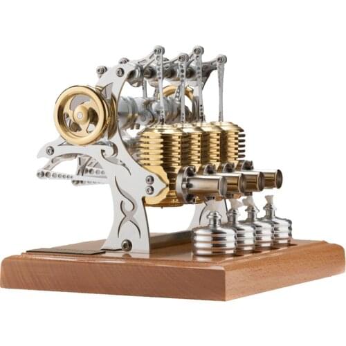 Thermal power engine model metal precision machinery toy birthday gift male handmade diy practical creativity