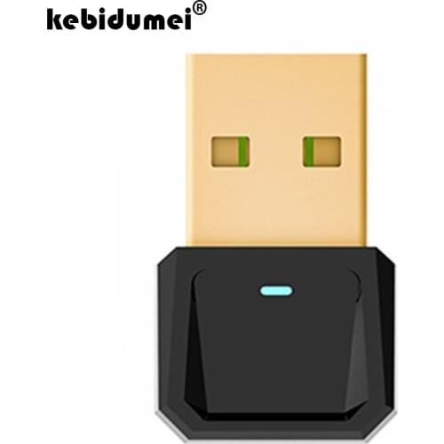 Kebidumei Wireless USB Bluetooth Dongle Adapter 5.0 for PC Computer Speaker Mouse Bluetooth Music Audio Transmitter Receiver