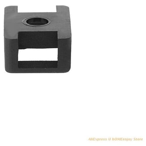 100PCS Cable Tie Base Mount Screw Fix Seat Nylon Saddle Type Plastic Wire Clip Bundle Holder Network Dropship