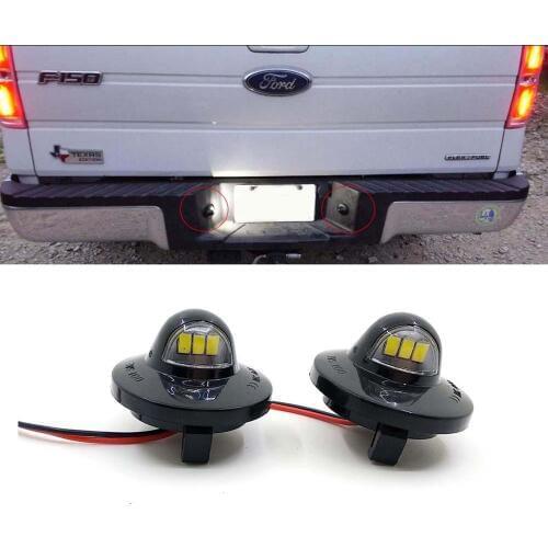 2PCS LED License Plate Light Lamp for Lincoln Mark LT Ford F550 F450 F350 F250 F150 Ranger Bronco Expedition Excursion
