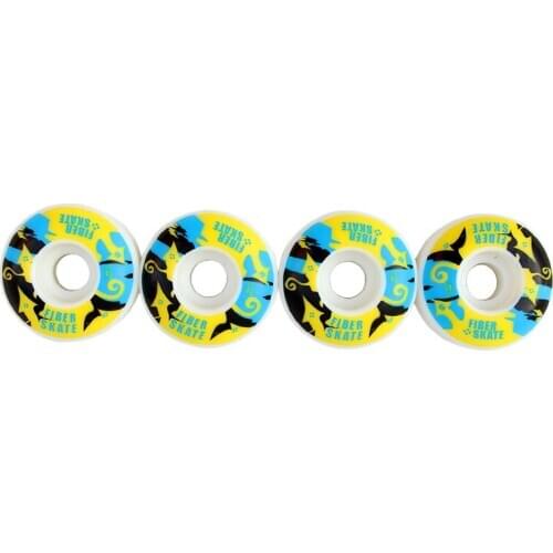 4Pcs/Set Skateboard Wheels Durable PU Skate Wheels Longboard Double Rocker Skateboard Wheels